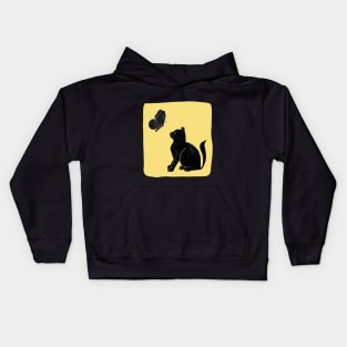 The Cat and The Butterfly Kids Hoodie